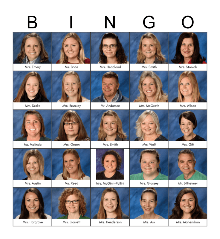 Cathcart Cougar Card! Bingo Card