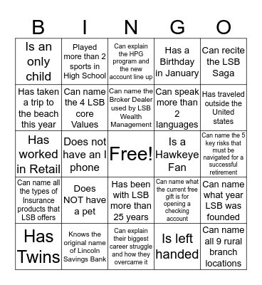 Micro-Team Bingo!   Bingo Card