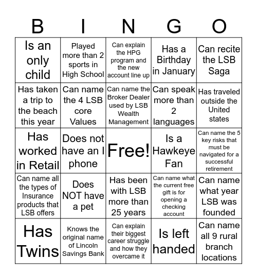 Micro-Team Bingo!   Bingo Card
