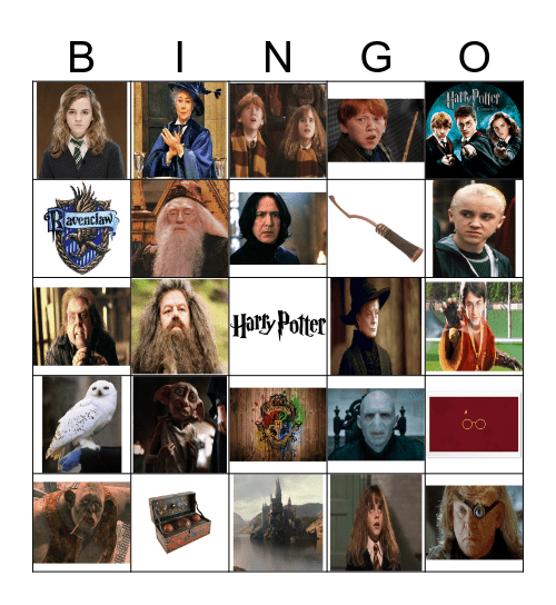 Harry Potter Bingo Card