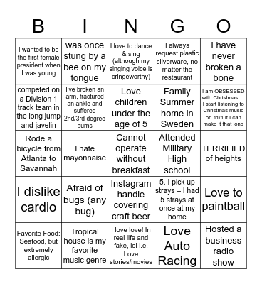 Virtual Sales Bingo - Tom  Bingo Card