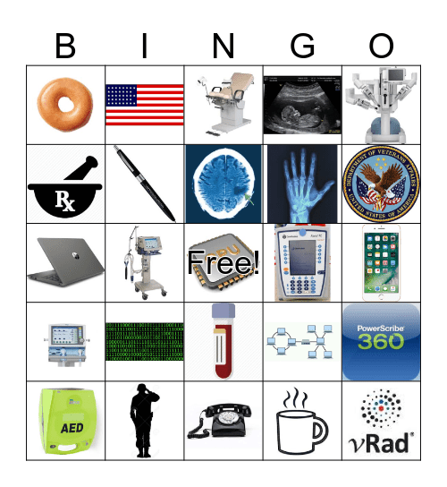 Biomedical Bingo Card