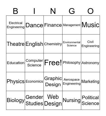 Bang Bingo Card