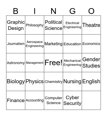 Bang Bingo Card