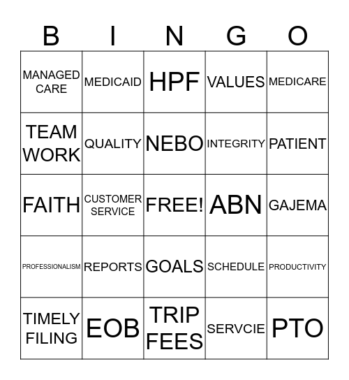 LAB WEEK 2014 Bingo Card