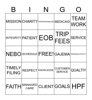 LAB WEEK 2014 Bingo Card