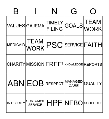 LAB WEEK 2014 Bingo Card