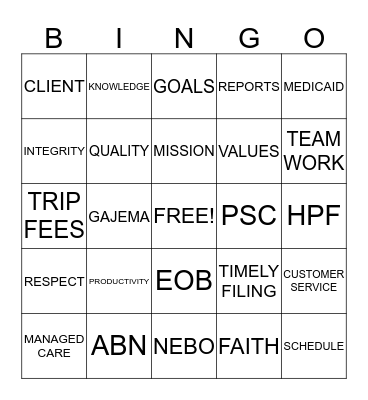 LAB WEEK 2014 Bingo Card