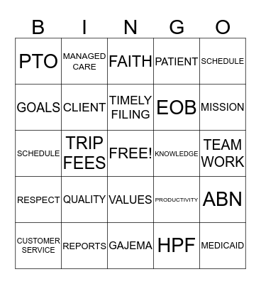 LAB WEEK 2014 Bingo Card