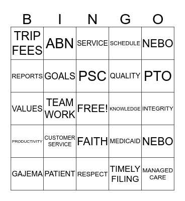 LAB WEEK 2014 Bingo Card