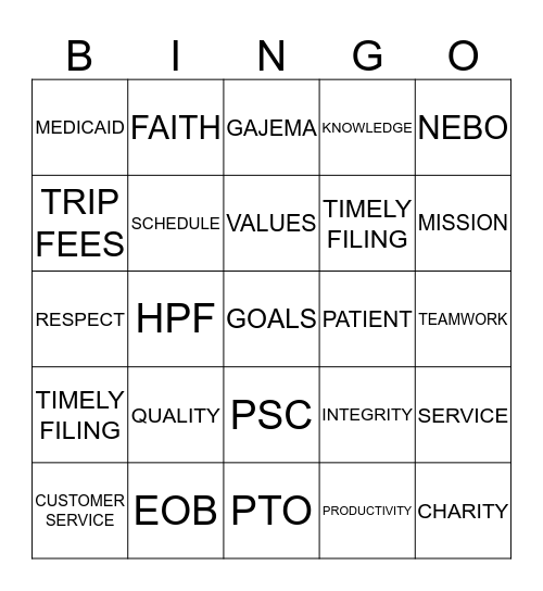 LAB WEEK 2014 Bingo Card