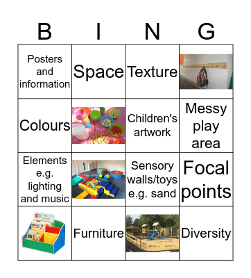 Welcoming Setting! Bingo Card