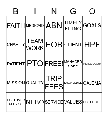 LAB WEEK 2014 Bingo Card