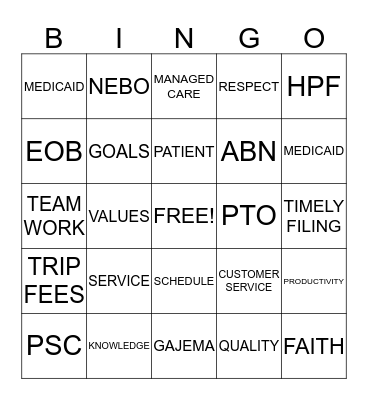 LAB WEEK 2014 Bingo Card