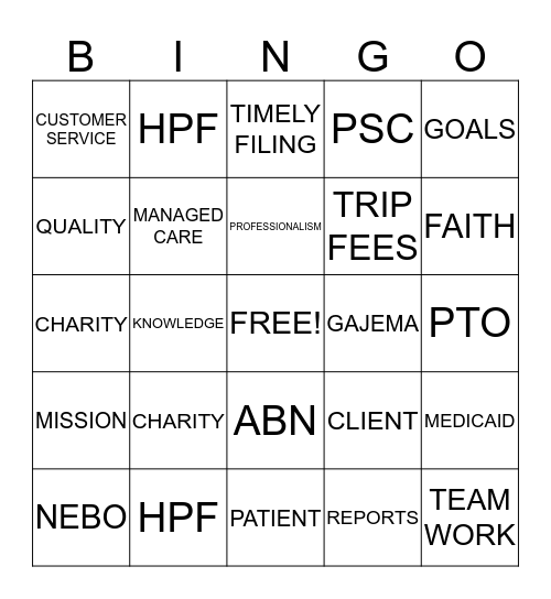 LAB WEEK 2014 Bingo Card