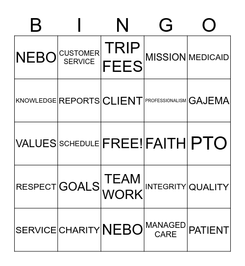 LAB WEEK 2014 Bingo Card