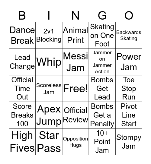 Atomic Bombshells Bingo! Bingo Card