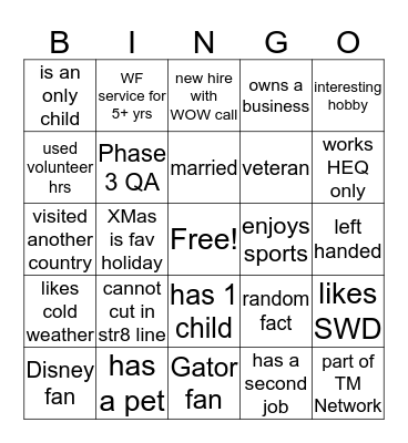 Happy Thanksgiving Bingo Card