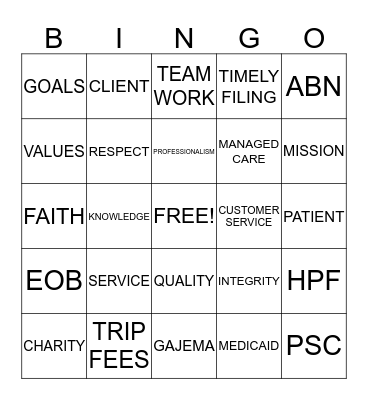 LAB WEEK 2014 Bingo Card