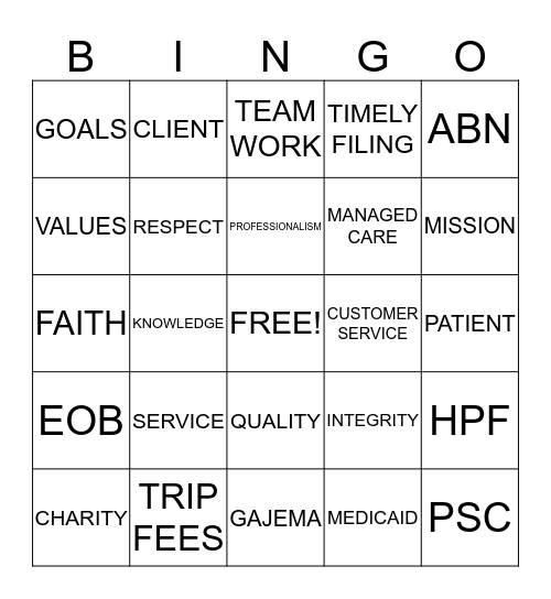 LAB WEEK 2014 Bingo Card