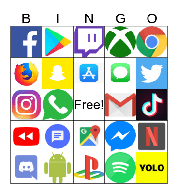 Technology Bingo Card