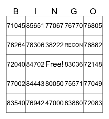 RAD GIRL BINGO! Bingo Card