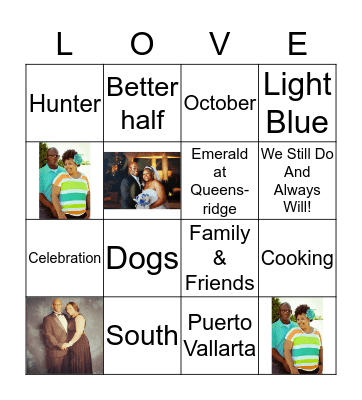 10Th Wedding Anniversary Bingo Card