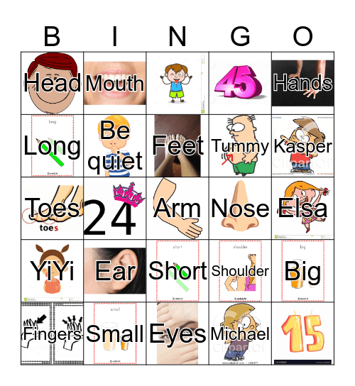 Bingo Bingo Bingo Card