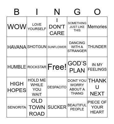 AVID BINGO Card