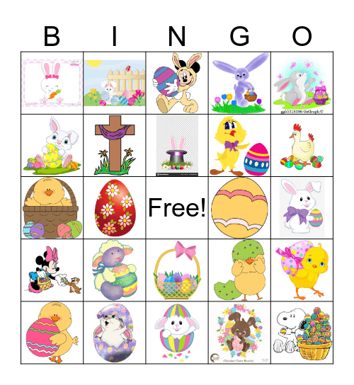 Spring Bingo Card