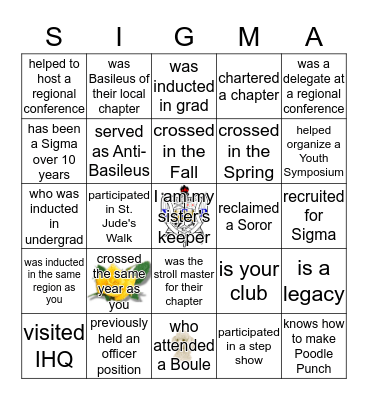 Find someone who... Bingo Card