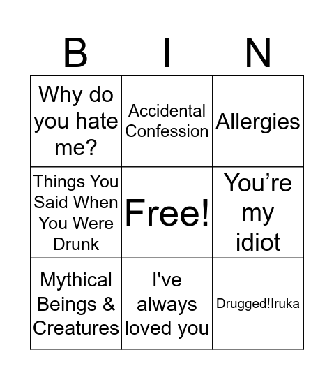 KakaIru Mini Bingo Card