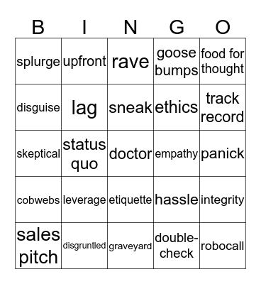 HOW MUCH DO YOU KNOW Bingo Card