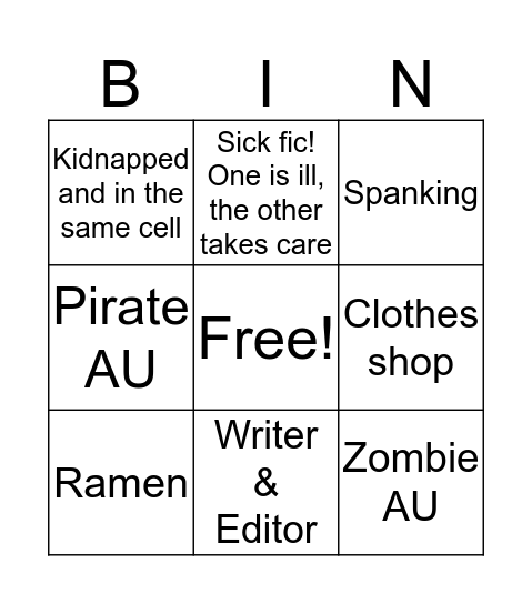 KakaIru Mini Bingo Card