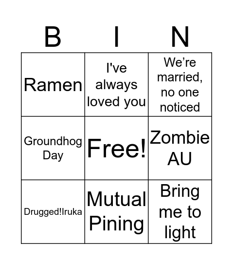 KakaIru Mini Bingo Card