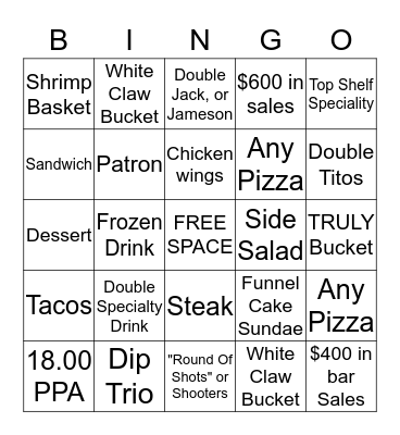 TREVOR WALLACE BINGO! Bingo Card