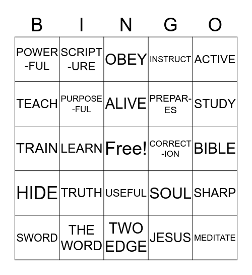 THE TRUTH Bingo Card