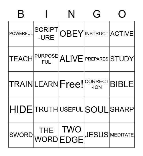 THE TRUTH Bingo Card