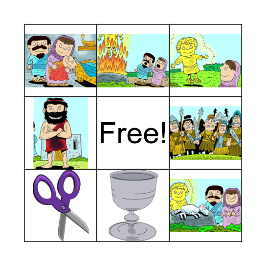 The Birth of Samson Bingo Card