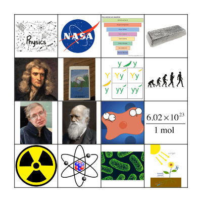 Science Bingo Card