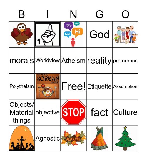 Let's Review! Bingo Card