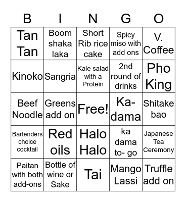 Mecha Money Bingo $ Bingo Card