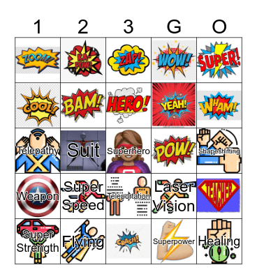 SUPER BINGO Card