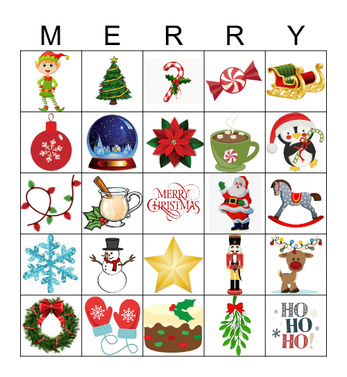 Christmas Bingo Card
