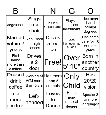 Palliative Bingo Card