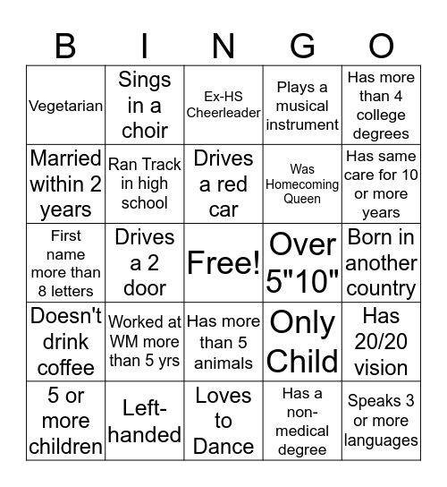 Palliative Bingo Card