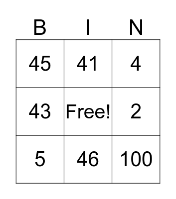 PERQUE Integrative Health Bingo Card