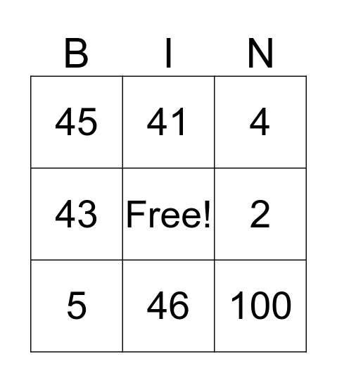 PERQUE Integrative Health Bingo Card