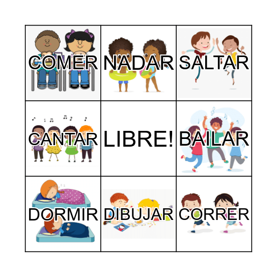 LAS ACCIONES Bingo Card