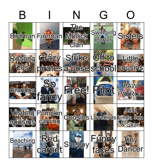 LINDA'S CRUSING BINGO Card